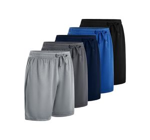 Pantalones cortos de gimnasio ligeros para entrenamiento de verano para hombre, chándales atléticos ecológicos de malla elástica transpirable de secado rápido - Product Image 1