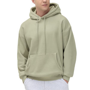 Sudadera con Capucha para Hombre, Estilo Básico, Gruesa y Moderna, 100% Algodón y Mezcla de Materiales Cálidos, Mangas con Diseño Sólido para Invierno - Product Image 6