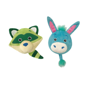 HNew Fashion Animal Design Chew Dog Toy <b>Plush</b> Pet Toy with Sounding Squeaker Inside <b>Raccoon</b> - Product Image 2