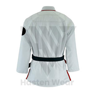 Uniforme de Karate Profesional para Artes Marciales, MOQ Bajo, Más Vendido, Precio Razonable, Patrones Personalizados, Bordado Personalizado - Product Image 6