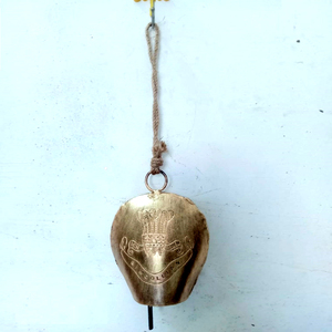 Cow <b>Bells</b> Metal Iron <b>Bell</b> Wind <b>Chimes</b> Christmas Rustic Hanging <b>Bell</b> with Rope Retro Outdoor Harmony Home Wall Wine <b>Chimes</b> - Product Image 6