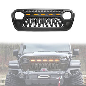 Parrilla Delantera de ABS LUMA Accesorios 4x4 para Parachoques de Coche 2018-2025 para Jeep Wrangler JL Gladiator <span class=keywords><strong>JT</strong></span> - Product Image 1