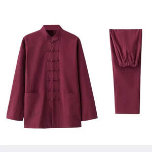 Trajes de Artes Marciales Cómodos y Elásticos, Uniforme de Kung Fu 100% Algodón, Secado Rápido, Transpirable, con Logotipo Frontal, Venta al Por Mayor - Product Image 4