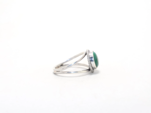 Wholesale Fashion Fine Jewelry 925 Sterling Silver <b>Ring</b> for Women Malachite <b>Ring</b> Wedding Gift Jewelry Handcrafted - Product Image 2