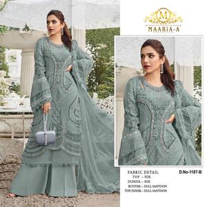 Ensemble de costume palazzo traditionnel indien pour femme, brodé, séchage rapide, idéal pour les fêtes, qualité supérieure, vente en gros - Product Image 5