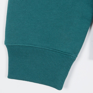 Sudadera con capucha con cremallera de gran tamaño para hombre, 100% algodón, forro polar bordado personalizado, estampado Digital de Color sólido para - Product Image 4