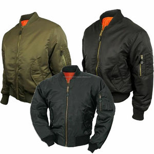 Blouson aviateur pour hommes multicolore avec col montant Nouveau design d'hiver Option de design personnalisable Vente en gros - Product Image 1