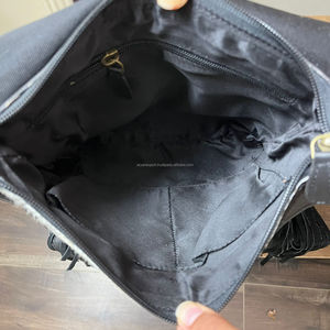 Nuevo precio al por mayor de fábrica 2025 bolso cruzado con flecos de cuero mecanizado a mano bolso de mujer elegante de cuero de vaca genuino - Product Image 6