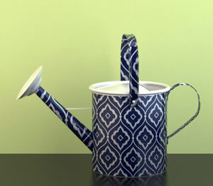 Venta caliente Metal hierro regadera pegatina esmalte Color blanco estilo clásico Mini lata de agua para jardín Suppler y uso en el jardín - Product Image 4