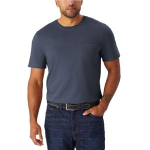 เสื้อยืดผู้ชายผ้าเจอร์ซีย์คอตตอน 100% คุณภาพสูง ดีไซน์แฟชั่น แขนสั้น มีกระเป๋า ลายเรียบ สวมใส่สบาย ระบายอากาศได้ดี ไม่ยับ - Product Image 5