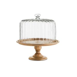 Designer Wood Cake Stand product reasonable rate good <b>promotion</b> Shiny Polished Wooden Cake Stand Manufacturer and Exporter - Product Image 6