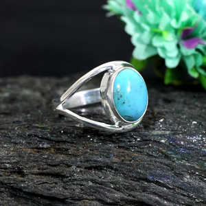 Venta al por mayor Turquoise Gemstone Silver Ring Elegant Loose Gemstones Collection - Product Image 5