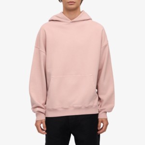 Sudadera con capucha de gran tamaño para hombre personalizada al por mayor logotipo bordado 100% algodón peso pesado 500gsm sudaderas con capucha unisex en blanco para hombre - Product Image 1