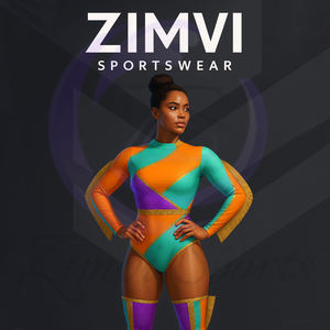 ผ้าแห้งเร็วสำหรับเด็กผู้หญิงเครื่องแบบทีมกีฬาผ้ายืดระบายอากาศ - Product Image 2