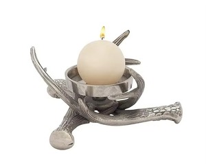 Home Accessoires Foudre Argent Poli Stand Intérieur Décoratif Incroyable Bougeoir pour la Maison Bougeoir en Métal - Product Image 5