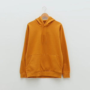 Sudadera con Capucha de Algodón 100% Antiencogimiento, Estilo Hip Hop Urbano, Gruesa, Transpirable, Personalizable, Lisa, Teñida, en Blanco, de Color, para Otoño - Product Image 4