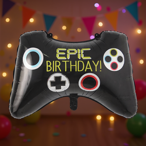Globo de aluminio con forma de control de videojuegos de 69 cm, decoración épica para fiestas de cumpleaños - Product Image 3