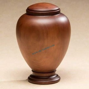 Mesa decorativa atractiva urna de cremación humana Color púrpura hogar distintivo diseñador gran forma personalizada adultos cenizas tarro - Product Image 2