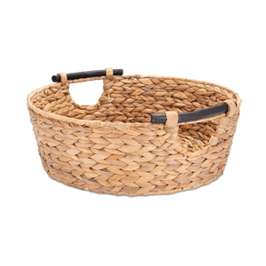 Wholesale Woven Water Hyacinth <b>Storage</b> <b>Basket</b> with Handles Gift <b>Basket</b> <b>Storage</b> Container for Home from Vietnam - Product Image 2