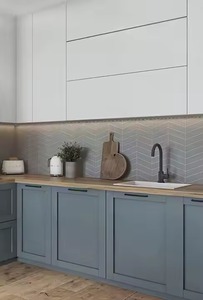 SANYANG vente chaude 2025 meubles de rangement modernes personnalisés armoire de cuisine laquée haute brillance avec appareils ménagers - Product Image 2