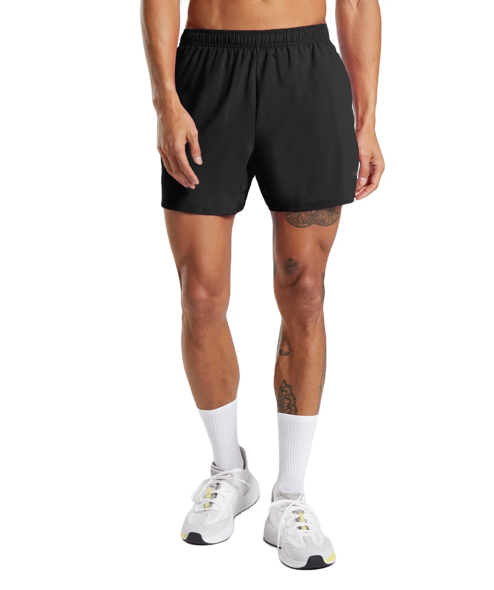 Vente en gros de shorts d'entraînement de course personnalisés shorts d'athlétisme légers pour hommes