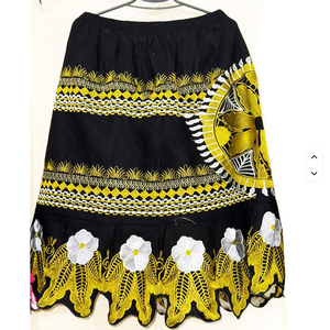 Mini jupe solide décontractée pour femmes 100% polyester tissu broderie couleur personnalisée taille OEM Service lavable antibactérien séchage rapide - Product Image 2