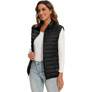 Gilet bouffant d'hiver coupe-vent à la mode avec fermeture éclair complète pour hommes et femmes veste nouveau design en gros - Product Image 2