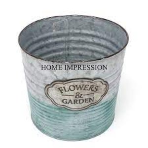 Pot de jardinières d'intérieur créatif moderne de forme ronde avec fleurs artificielles Pot décoratif de jardin de ferme pour l'usage de mariage d'hôtel - Product Image 3