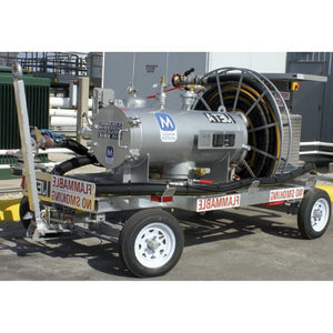 Carro dispensador móvil de recuperación de residuos TechnoJet, camión de gasolinera, tanque de acero inoxidable de 200 galones para recuperación, - Product Image 1