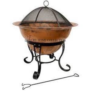 Foyer traditionnel en métal de style antique fini rustique et pieds robustes offrant une beauté intemporelle pour les rassemblements de feu de jardin - Product Image 6