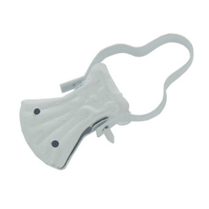 Sc Pinza per Tende con Arco Laccato Bianco 10 Pezzi - Product Image 1