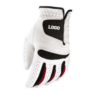 Service OEM Gants de golf en cuir de mouton véritable sur mesure Gants de golf en cuir de marque privée à tout doigt - Product Image 1