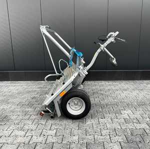 Remorque moto simple, porte-vélo compact, rampe pliable, essieu tandem, charge 750 kg, transport routier 100 km/h - Product Image 2