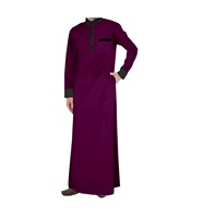 Top ventes, Thobe Daffah pour hommes, Qamis de haute qualité, blanc uni, longue longueur, vente en gros, Thobe de style arabe Jubba
