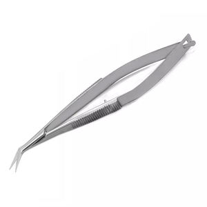 ใหม่กรรไกรผ่าตัด vannas ใบมีดตรงโค้งยาว capsulotomy เครื่องมือผ่าตัดตาสแตนเลสคู่มือนำมาใช้ใหม่8ซม. - Product Image 4