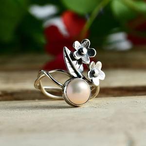 Proveedor indio Anillo solitario de perlas clásicas Joyería atemporal para bodas o aniversarios disponibles para suministro al por mayor - Product Image 2