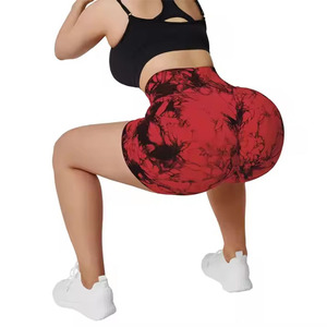 Fabrication pakistanaise Fitness personnalisé femmes Shorts de yoga femmes sans couture vêtements de sport jambières d'entraînement Shorts de yoga fabriqués au Pakistan - Product Image 5