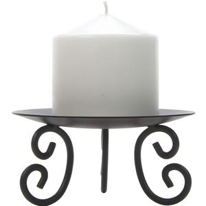 แท่นเชิงเทียนโลหะอโรมาเทอราพีที่วางเทียน LED และเทียนทรงพอดีกับแผ่นเสาเหล็กสำหรับคริสต์มาสงานแต่งงานสปาอาหารค่ำ - Product Image 1