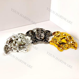 กระดุมตกแต่งพลาสติกหัวสิงโตอุปกรณ์เฟอร์นิเจอร์ - Product Image 1