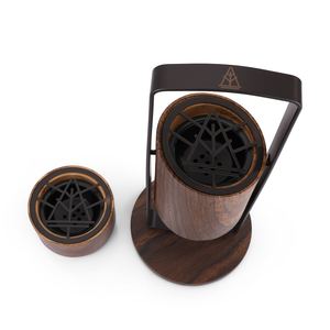 Quemador de Incienso de Madera y Metal de Lujo, Porta Incienso Bakhoor con Diseño de Mango Moderno para Decoración del Hogar Árabe de Oriente Medio, Regalo - Product Image 3