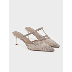 ADONIS Sandales de soirée pour femmes ornées de strass L41046 avec décoration en strass - Product Image 5