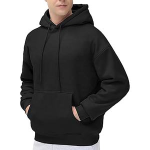 Sudadera con Capucha para Hombre, Estilo Europeo y Americano, Otoño e Invierno, Nueva, con Forro de Terciopelo, Talla Grande para Hombre y Mujer - Product Image 3