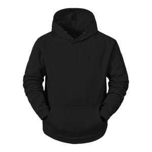 Sudadera con Capucha Extra Grande de Moda para Hombre, Hombros Caídos, Manga Larga, Informal, Mezcla de Algodón, para Ropa de Calle y Gimnasio - Product Image 1