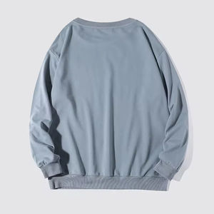 Nouveau style sweats à col rond uni coton hommes surdimensionné à manches longues pulls décontractés sweats à capuche - Product Image 2