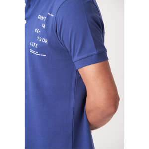 Men's Royal Blue Solid for <b>Polo</b> T-<b>Shirt</b> - Product Image 3