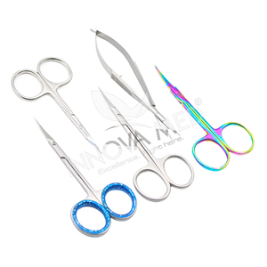 Tijeras rusas profesionales para uñas, tijeras de manicura plateadas de acero inoxidable, tarifa al por mayor, tijeras ecológicas para suministros de uñas - Product Image 4