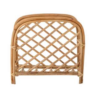 Porte-revues en rotin naturel fabriqué à la main Porte-revues en rotin longue durée pour le stockage à domicile - Product Image 1