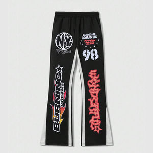 Venta al por mayor 100% algodón 380gsm polar deportes Joggers OEM personalizado pantalones de chándal patrón recto gimnasio pantalones de chándal excelente estilo cómodo - Product Image 6