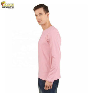 T-shirt personnalisé à séchage rapide pour hommes 100% polyester à manches longues avec impression par sublimation anti-rides - Product Image 2