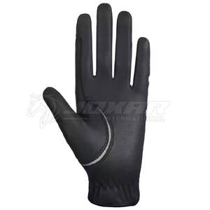 Gants d'équitation à prise souple avec maille respirante et panneau en tissu extensible Gants d'équitation - Product Image 5